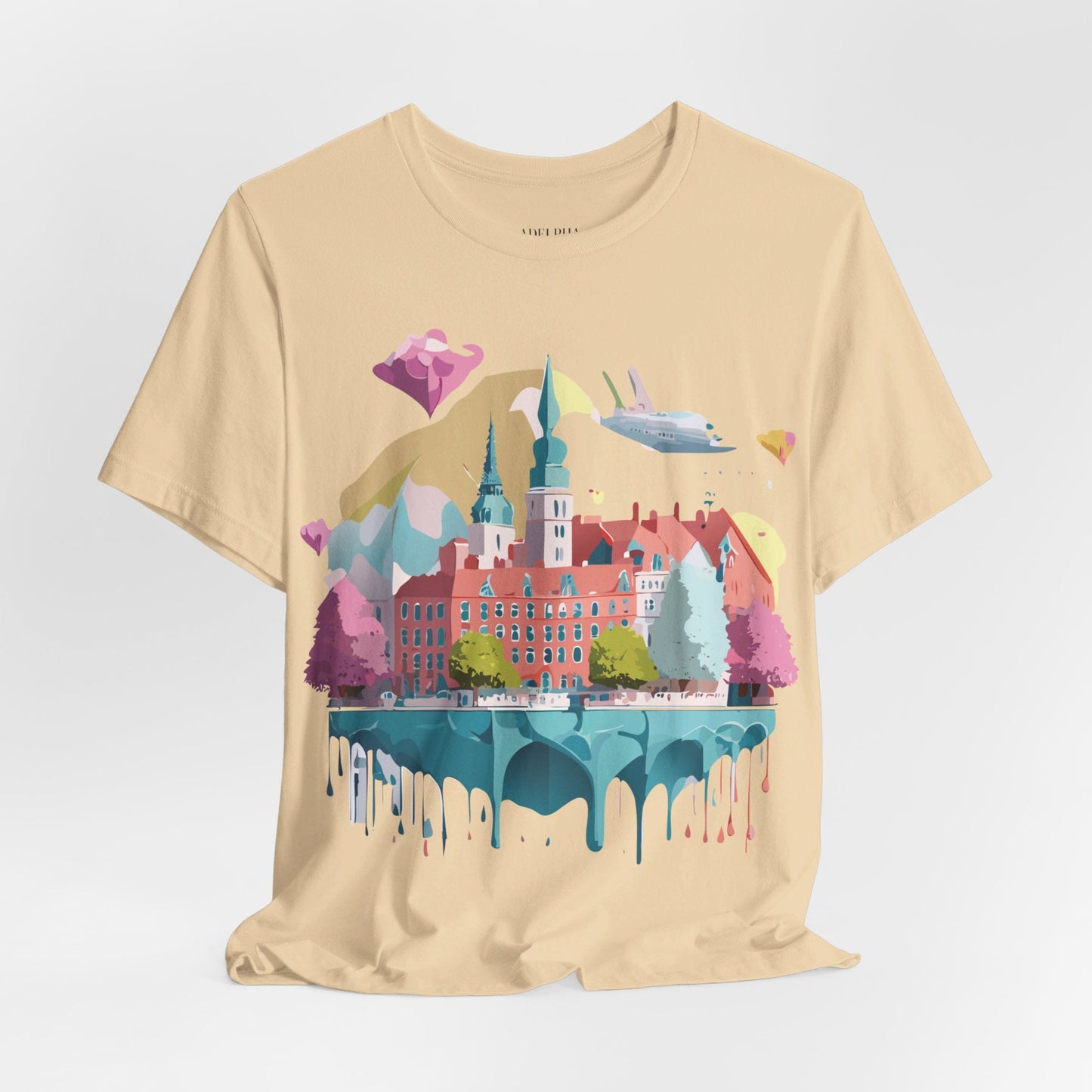 Germany Tourist Shirt Unisex Graphic Tee Vintage Inspired Art By Adelpha Premium Design