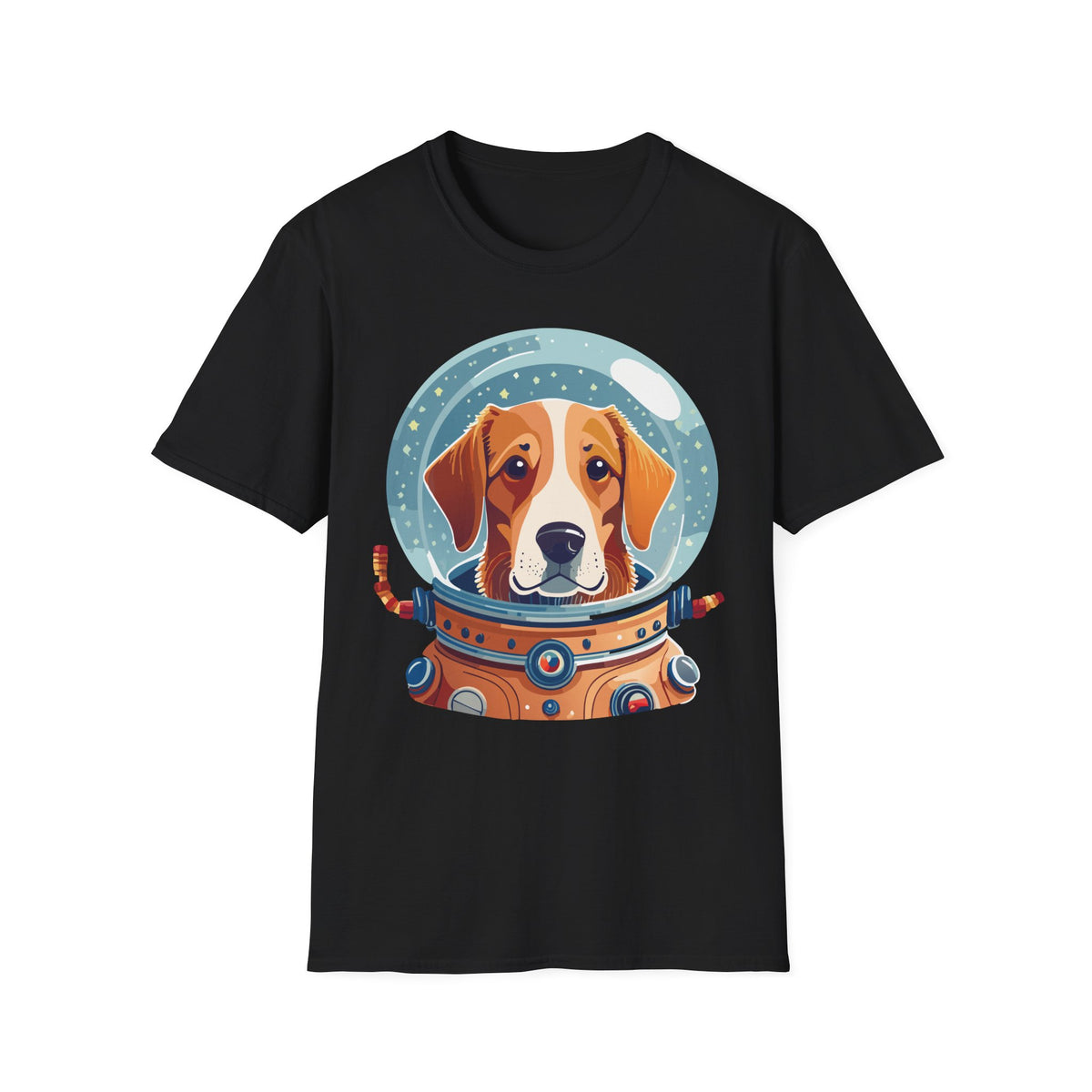 Astronaut Dog Tee | Space Helmet Beagle Graphic T-Shirt