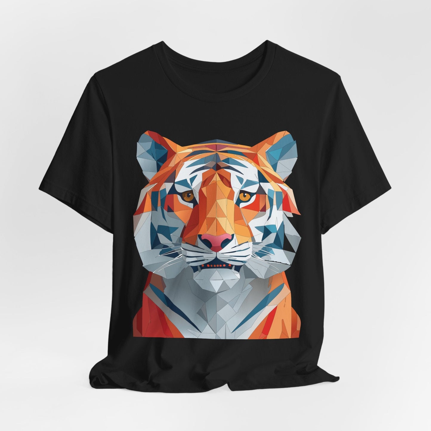 Unisex Animal Shirt With Art Design And Wildlife Theme Short Sleeve Tee For Everyday Wear