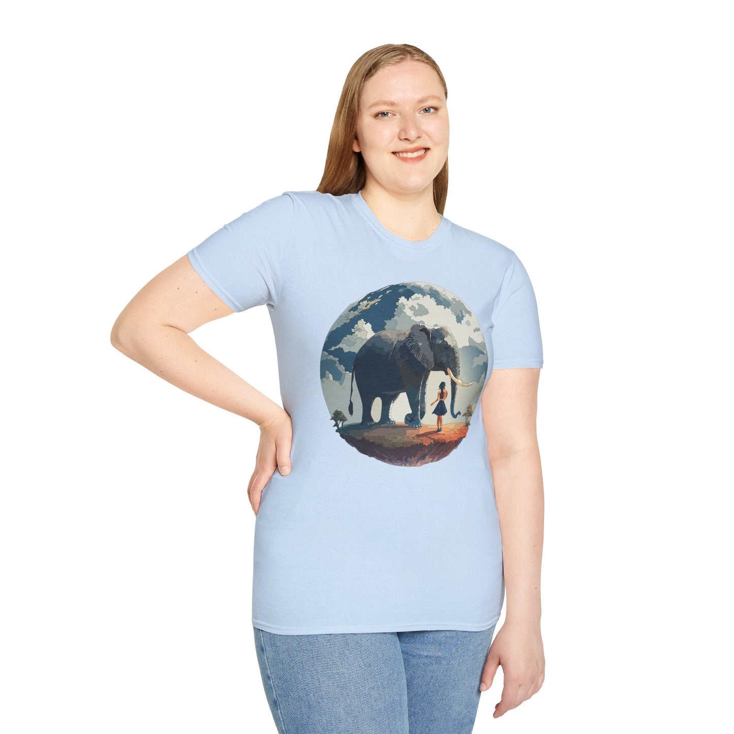 Womens Graphic T Shirt Art Design Tee Softstyle Gildan 64000 100 Percent Ring Spun Cotton