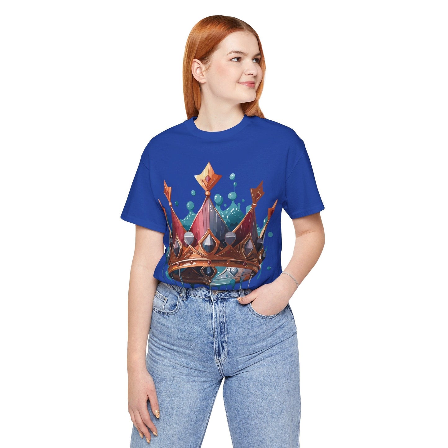Crown Graphic Unisex 100 Cotton Vintage Artwork Tee 7