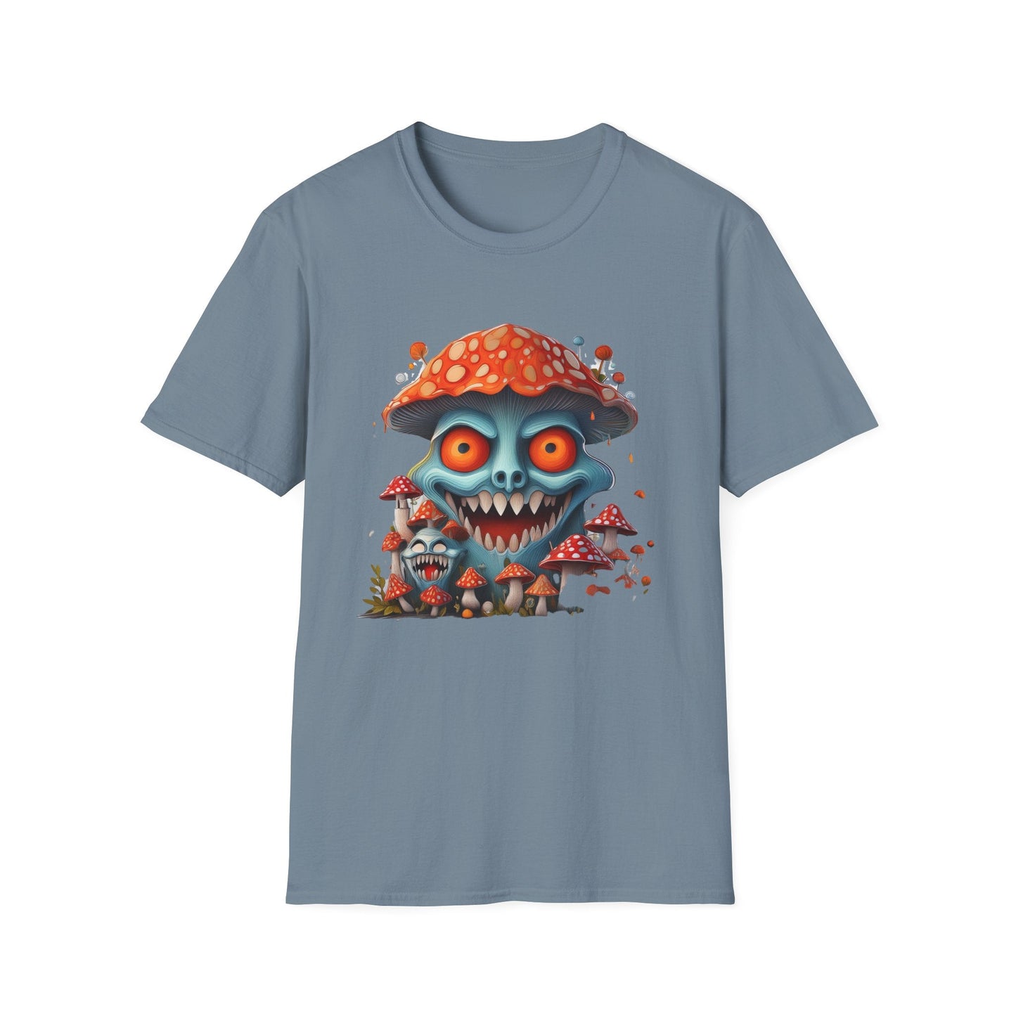 Mashroom Tee Shirt Unisex Softstyle Gildan 64000 Short Sleeve Tee With Funny Mashroom Fungus