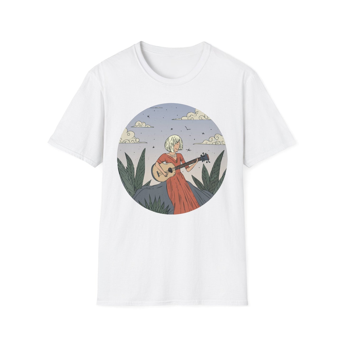Womens Graphic T Shirts Art Design Tee Unisex Softstyle Gildan 64000 100 Percent Cotton