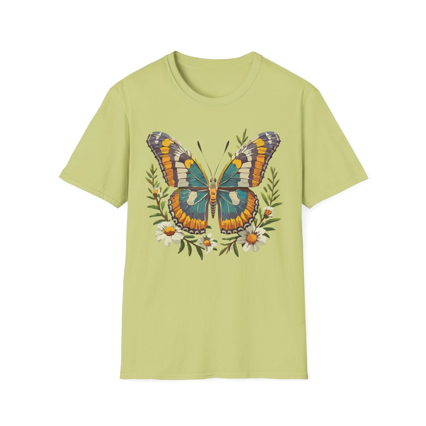 Monarch Butterfly Shirt Unisex T Shirt Softstyle 100 Percent Ring Spun Cotton Comfort