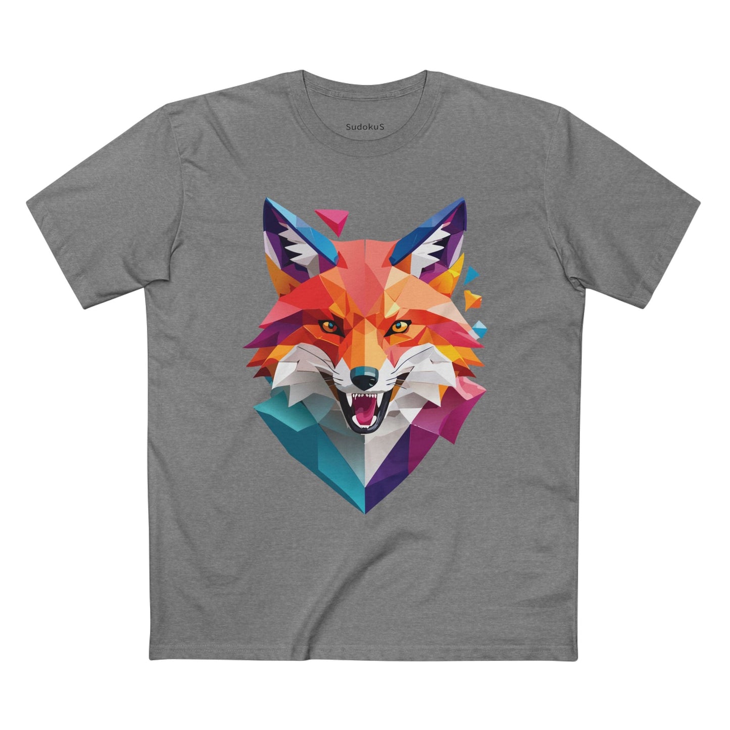 Fox Graphic Unisex 100 Cotton Staple Tee with Animal Design Artwork 22