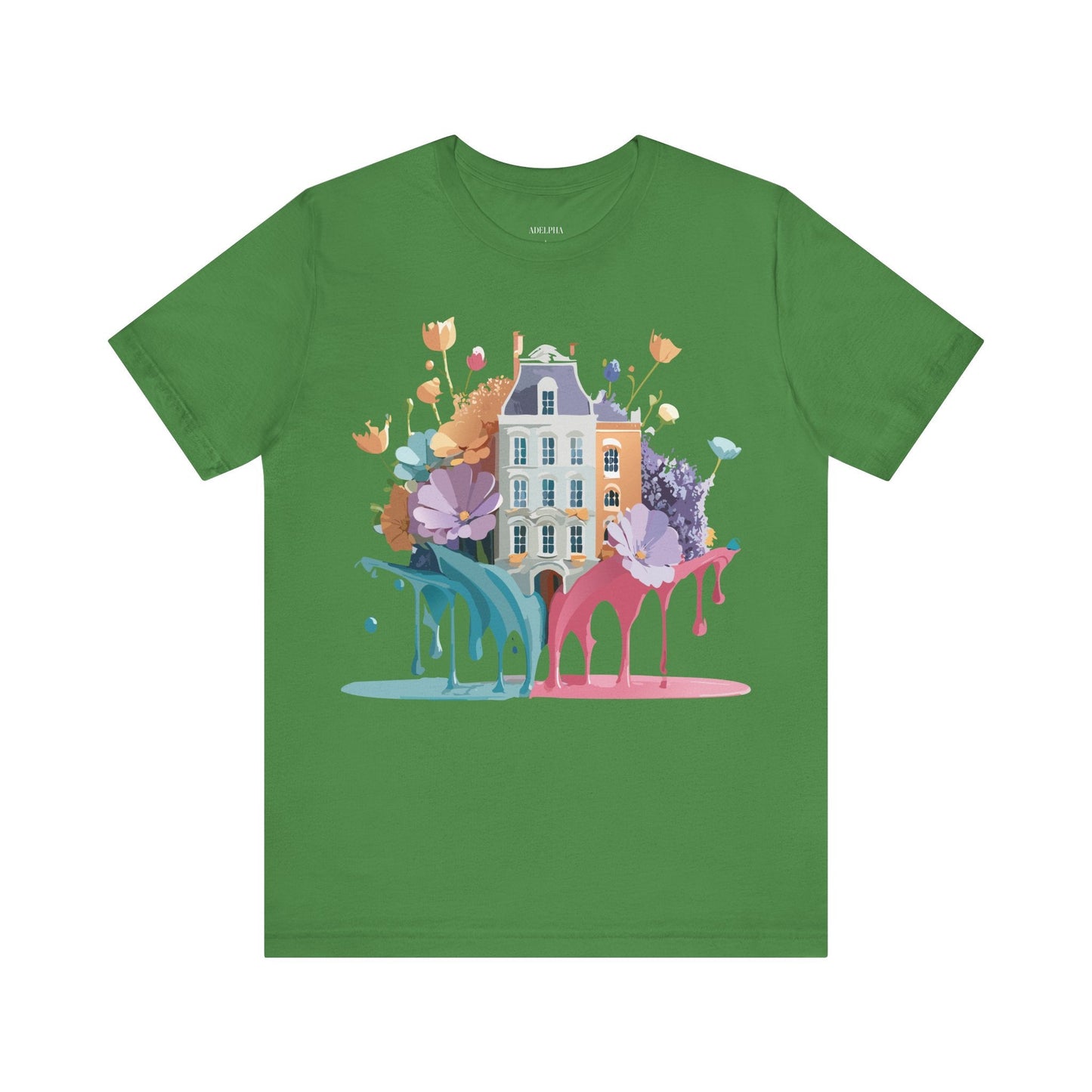 Adelpha Vintage Amsterdam Graphic Tee For Everyday Casual Wear Unisex Short Sleeve Shirt