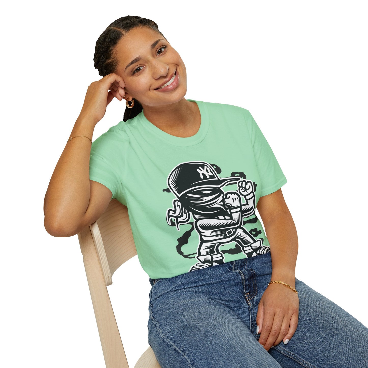 Cartoon T Shirt Animation T Shirt Funny Tee Shirt Unisex Softstyle Cotton Tee Gildan 64000