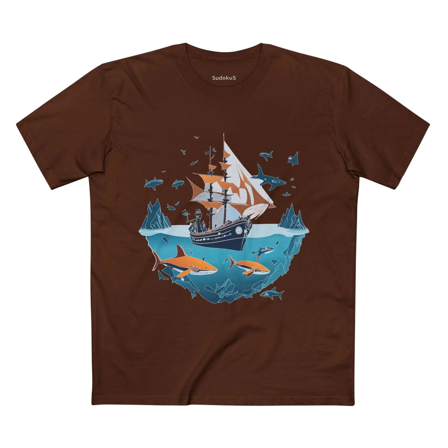 Ocean Coast Graphic Unisex 100 Cotton Staple Tee 31