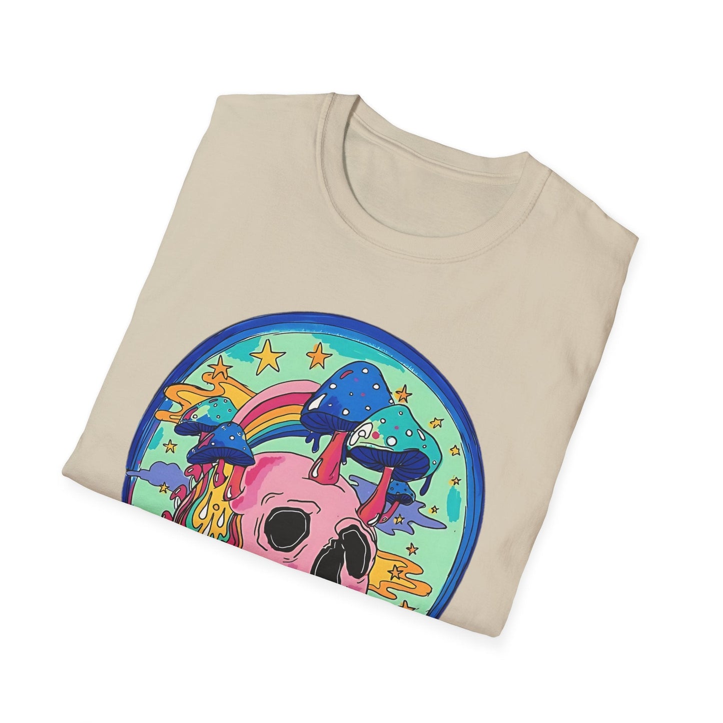 Skull Graphic Tee Unisex Gildan Softstyle 64000 100 Cotton Short Sleeve Shirt Art Design