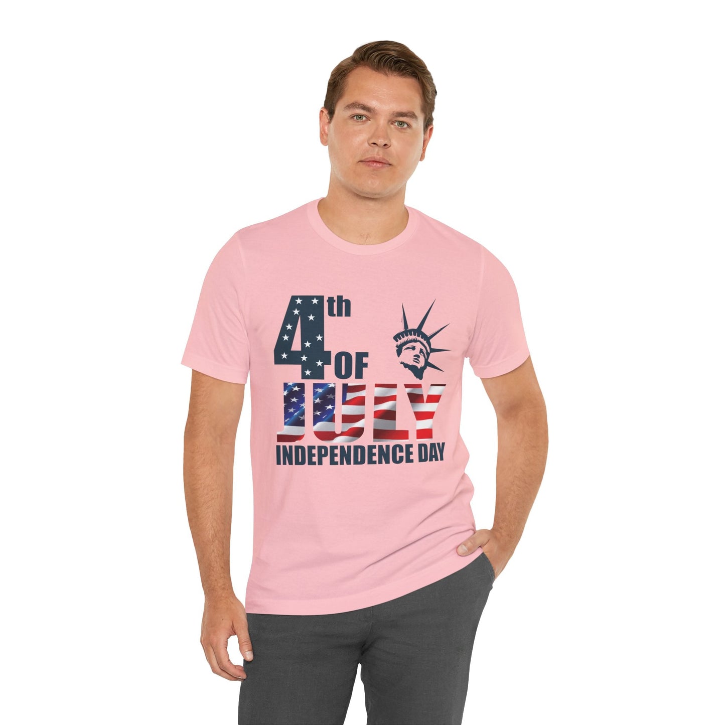 Independence Day Graphic Unisex Cotton T-Shirt 026