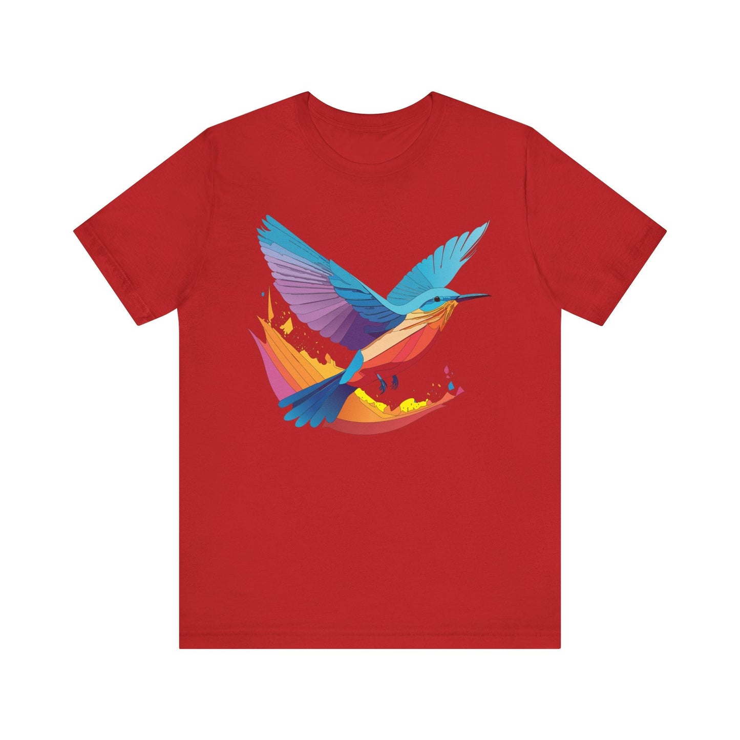 Unisex Animal Shirt Art Design Tee With Wild Animals Print Soft Comfortable Short Sleeve Tee