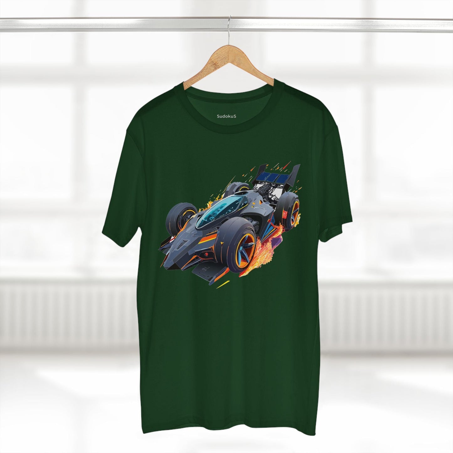 Car Graphic Unisex 100 Cotton Staple Tee 13