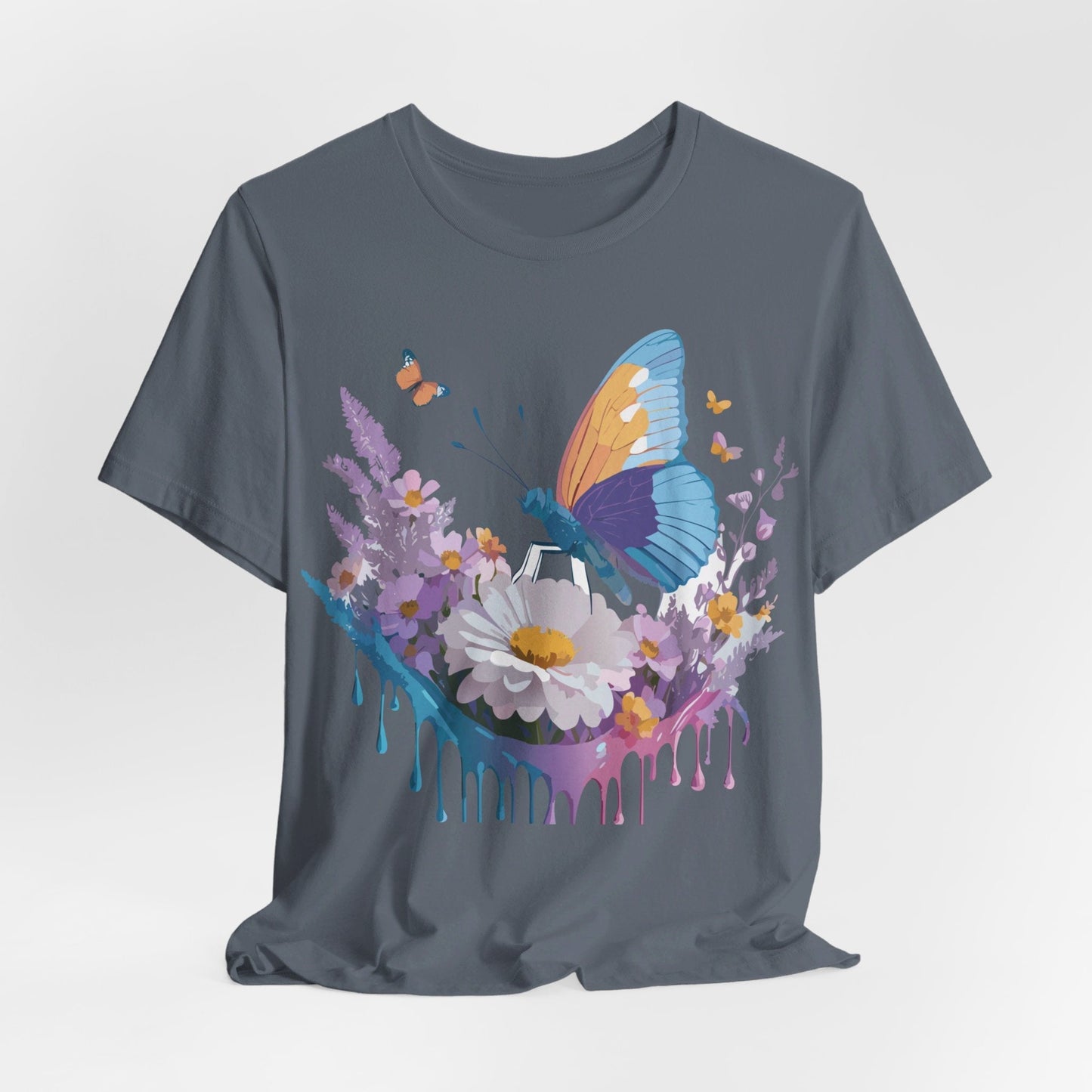 Adelpha Vintage Inspired Graphic Tee Unisex Short Sleeve Shirt