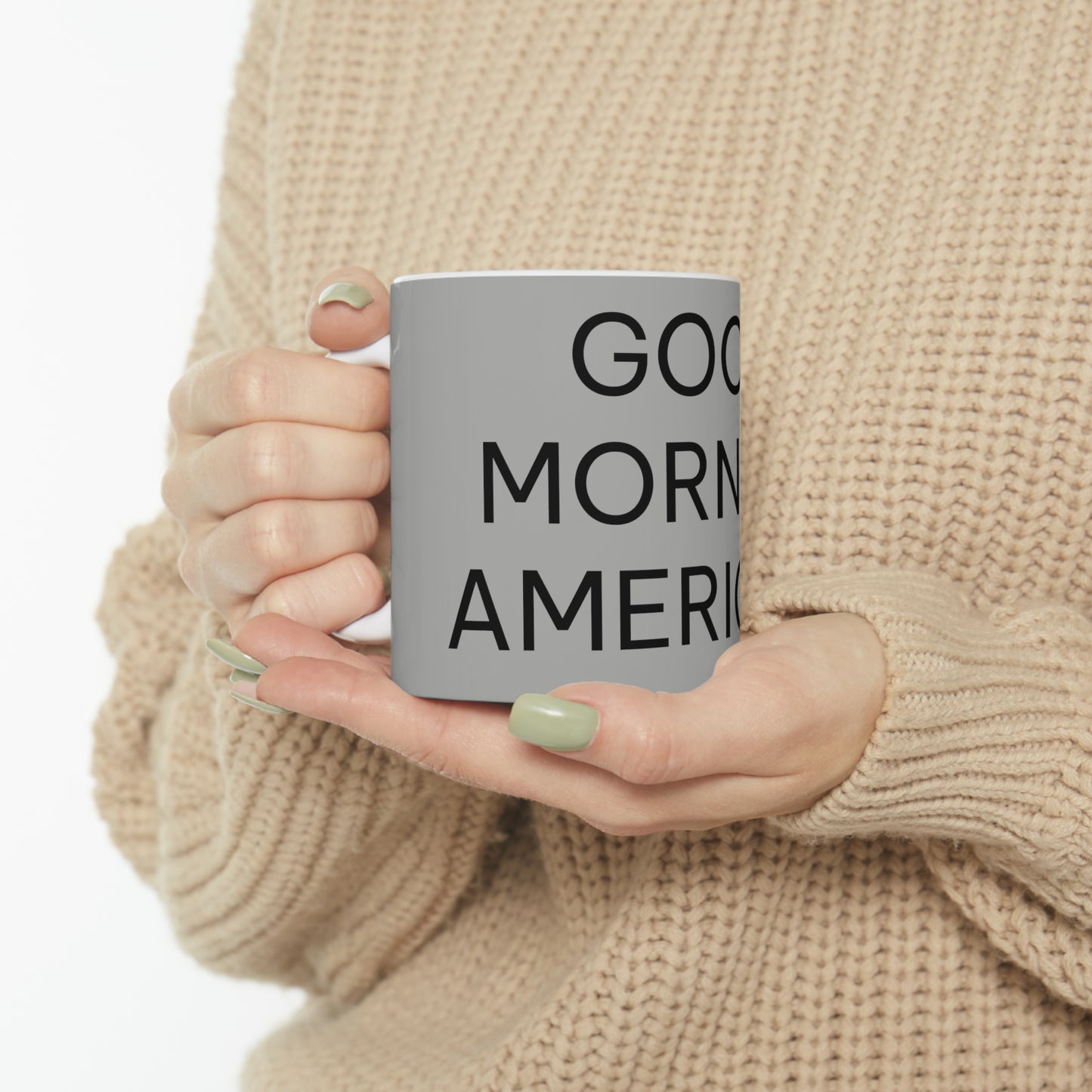 Tasse à café et à thé avec signature Good Morning America