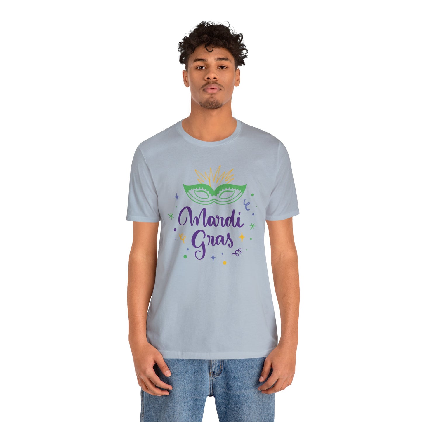 Tee-shirt en coton unisexe pour Mardi Gras