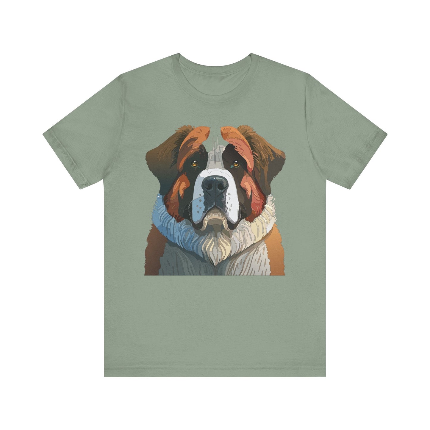 Unisex Animal Shirt Art Design Tee With Wild Animals Print Casual Comfort Wear Everyday Style