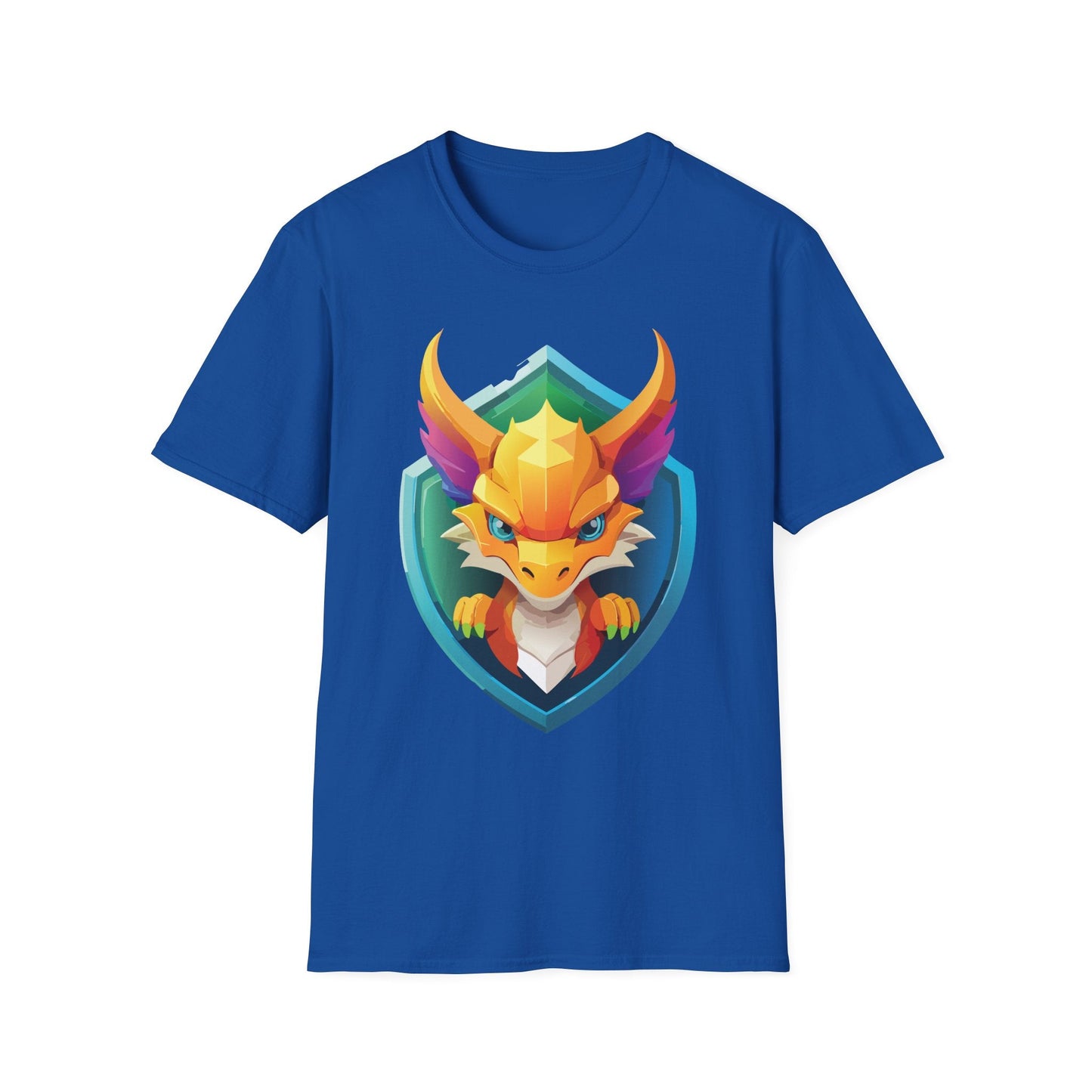 Dragon T Shirt Unisex Dragon Graphic Tee With Animal Design Soft Cotton Gildan Softstyle 64000