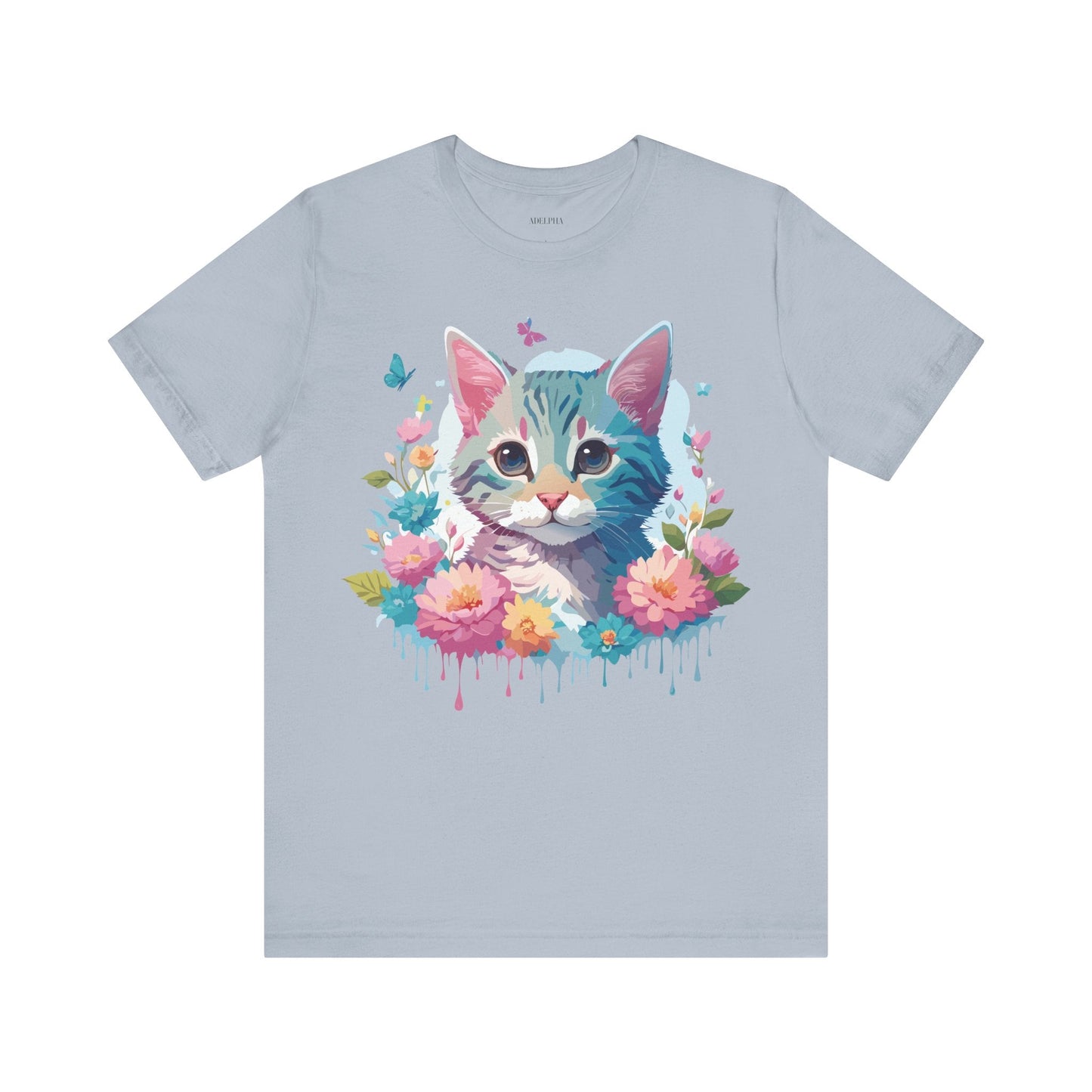 Cat Graphic Tee Unisex Jersey Short Sleeve Shirt Adelpha Art Design