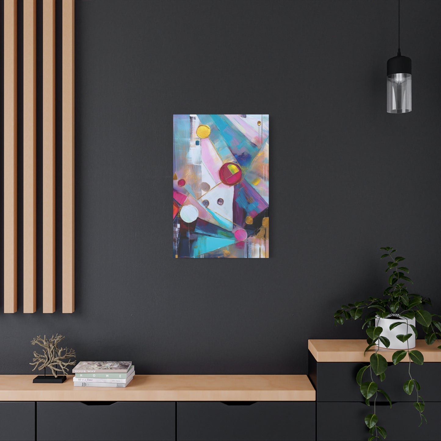 Abstract Oil Painting Print Canvas 20x24,20x30,24x30 24x32,24x36,30x40 32x48,36x48,40x60 Pine-Wood Inner Frame ABS-170