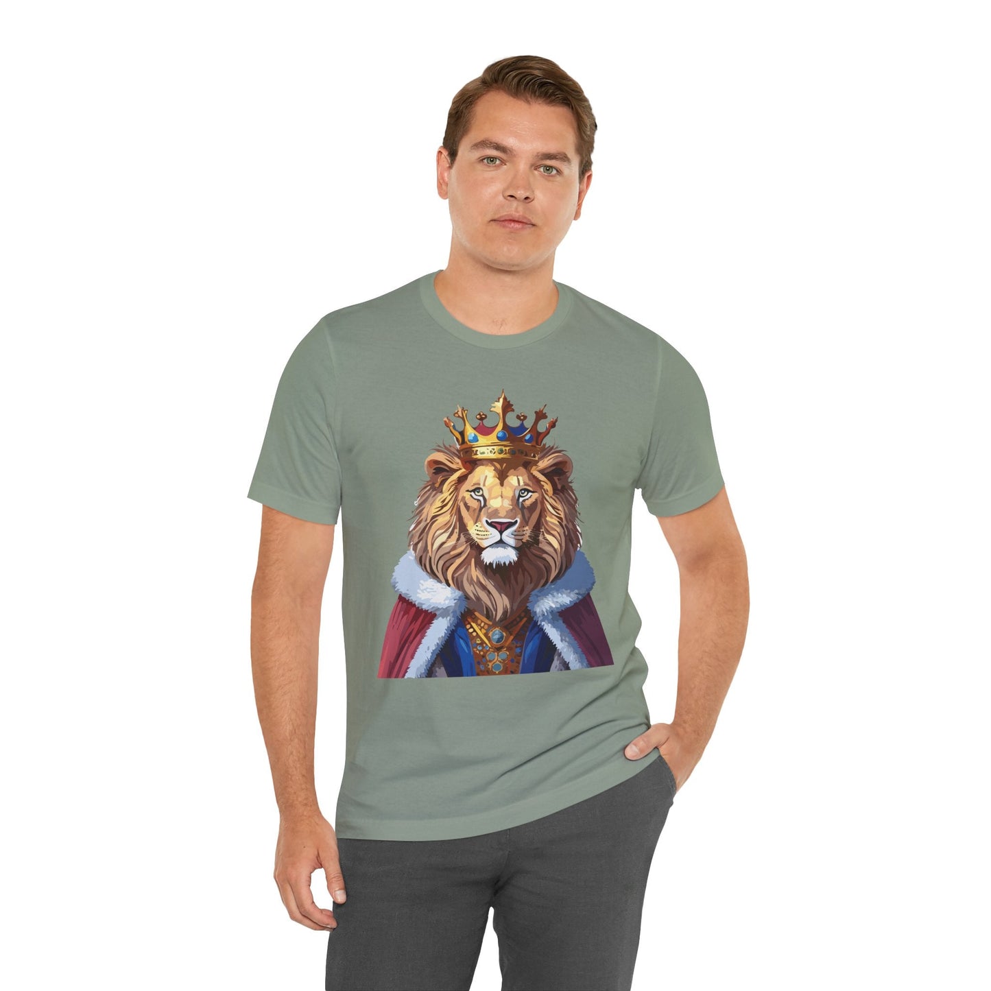Unisex Animal Tee Shirt With Wild Animal Art Design Softstyle Comfort Tee Gildan 64000
