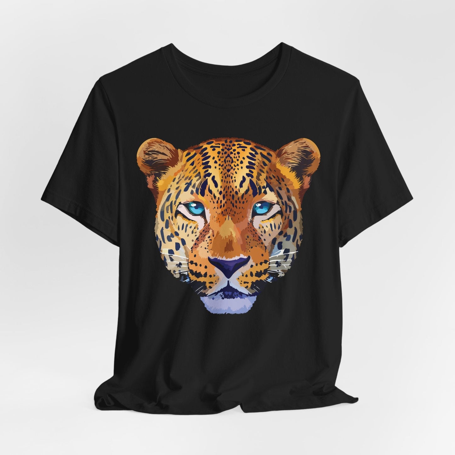 Unisex Animal Print Tee Shirt With Art Design Wild Animals Graphic Tee For Everyday Wear