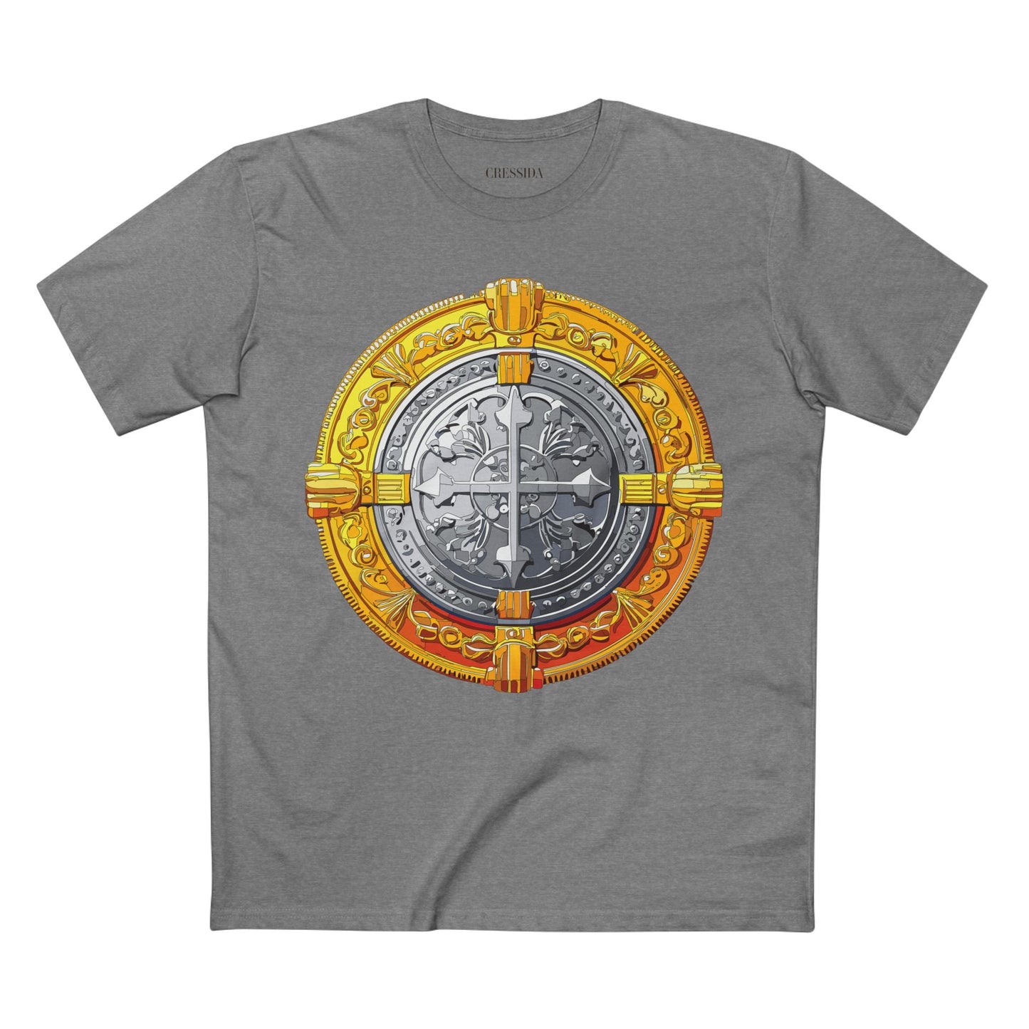 Antique Gold Coin Graphic Design T-Shirt Unisex 100 Cotton With Golden Print Artwork Tee 14