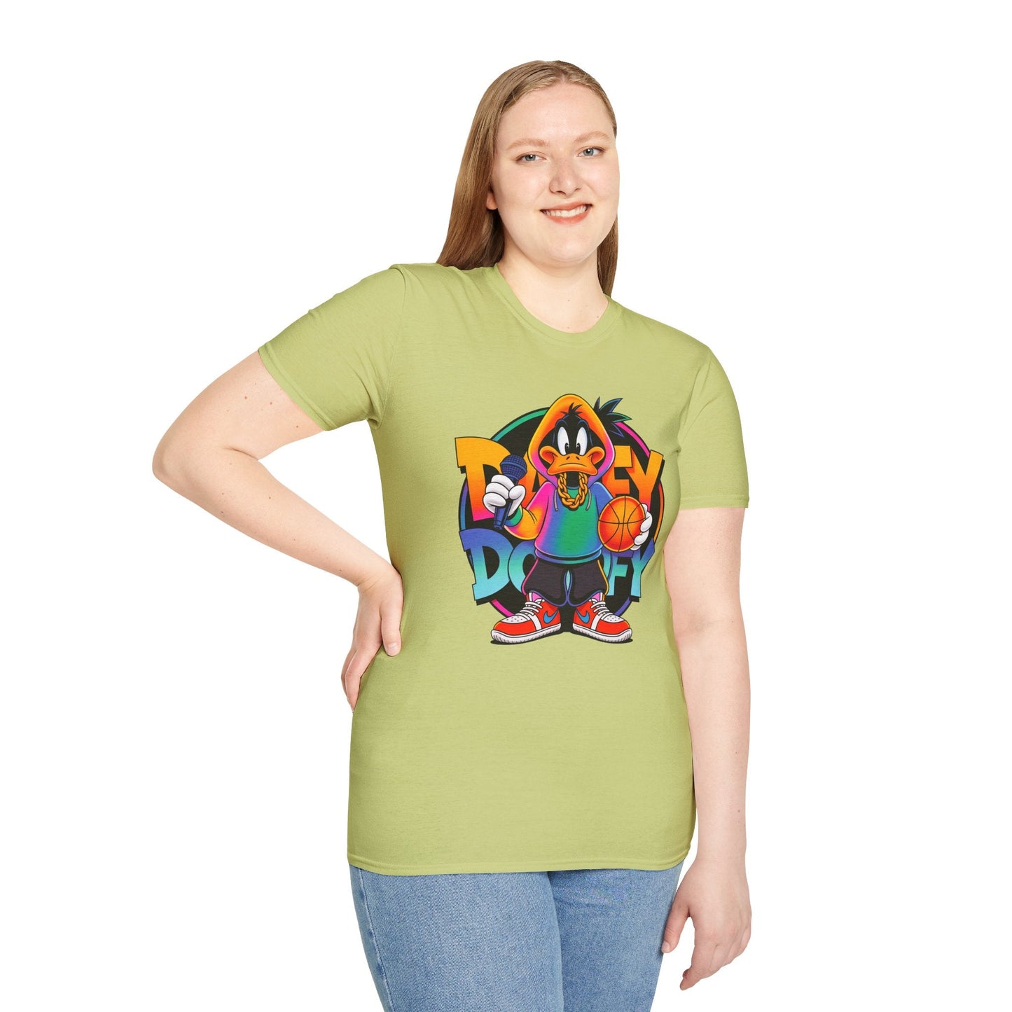 Funny Cartoon Animals T Shirt With Animation Print Unisex Softstyle Graphic Cotton Tee