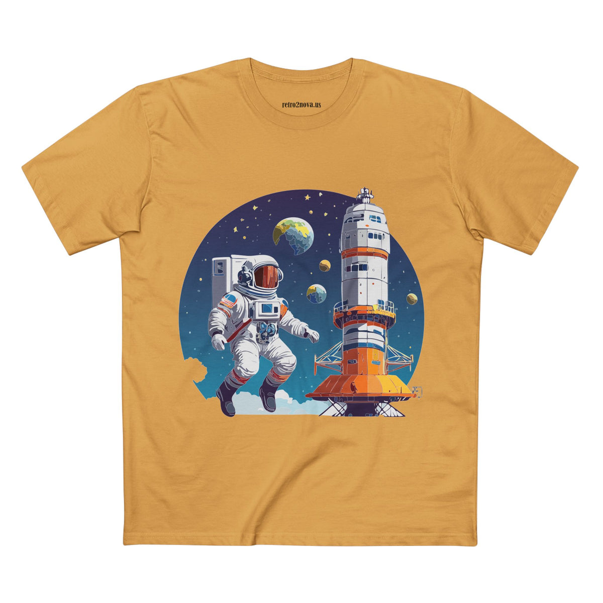 Cosmos Astronaut Graphic Tee Staple Unisex 100 Cotton Tee Shirt - CS-36
