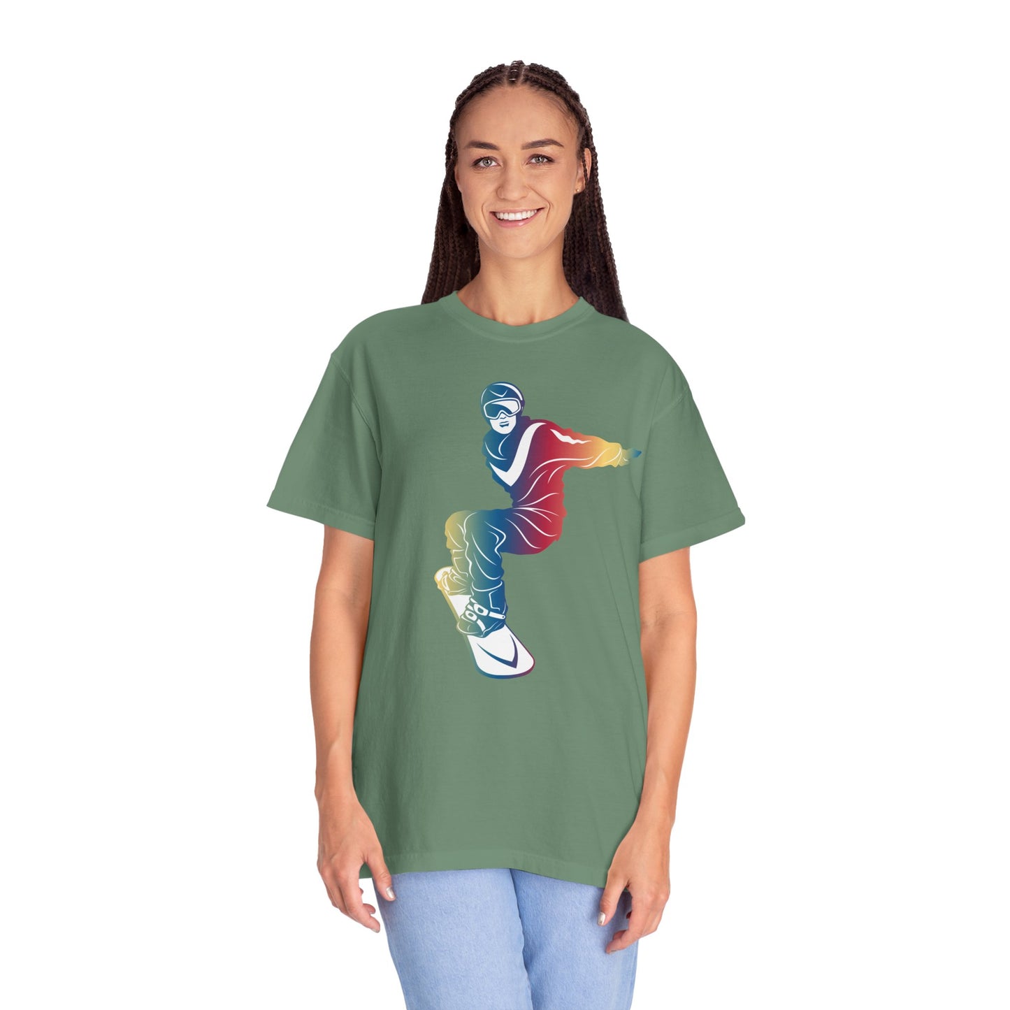 Unisex T-shirt with sports art design