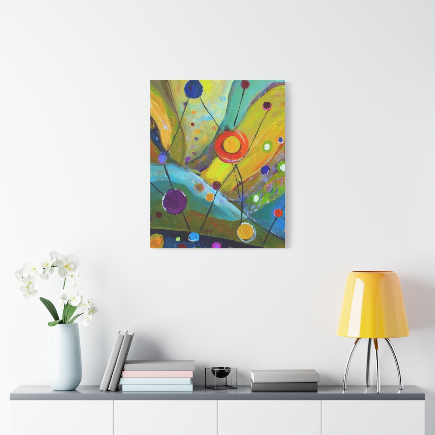 Abstract Oil Painting Print Canvas 20x24,20x30,24x30 24x32,24x36,30x40 32x48,36x48,40x60 Pine-Wood Inner Frame ABS-129
