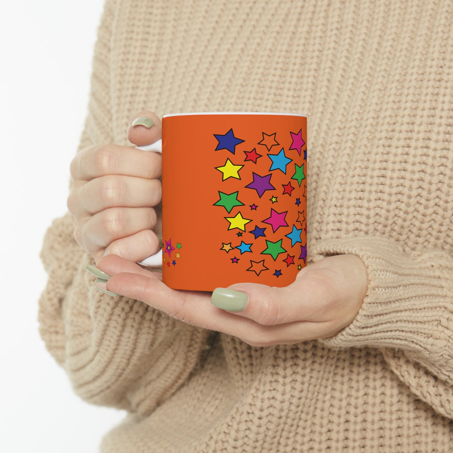 Coffee & Tea Mug with Stars print