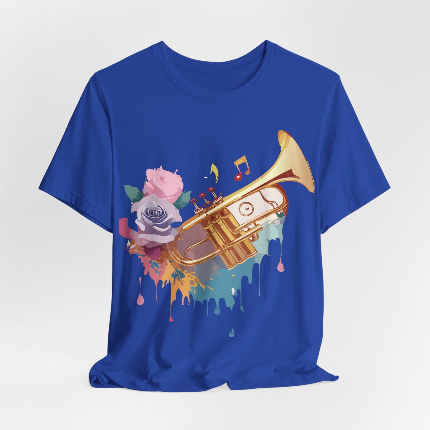 Music Graphic Unisex 100 Cotton Vintage Art with Musical Elements Tee 130