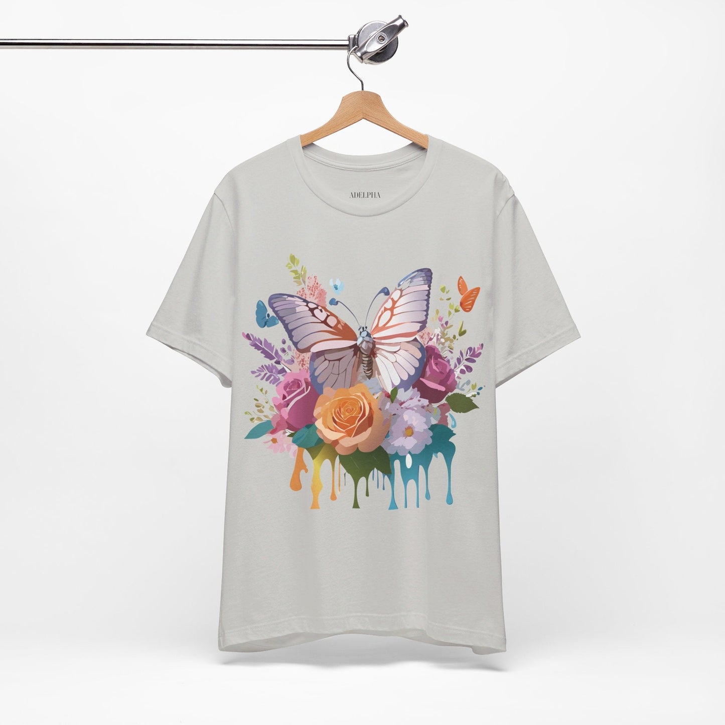 Butterfly Graphic Tee Unisex Jersey Short Sleeve By Adelpha Art Design