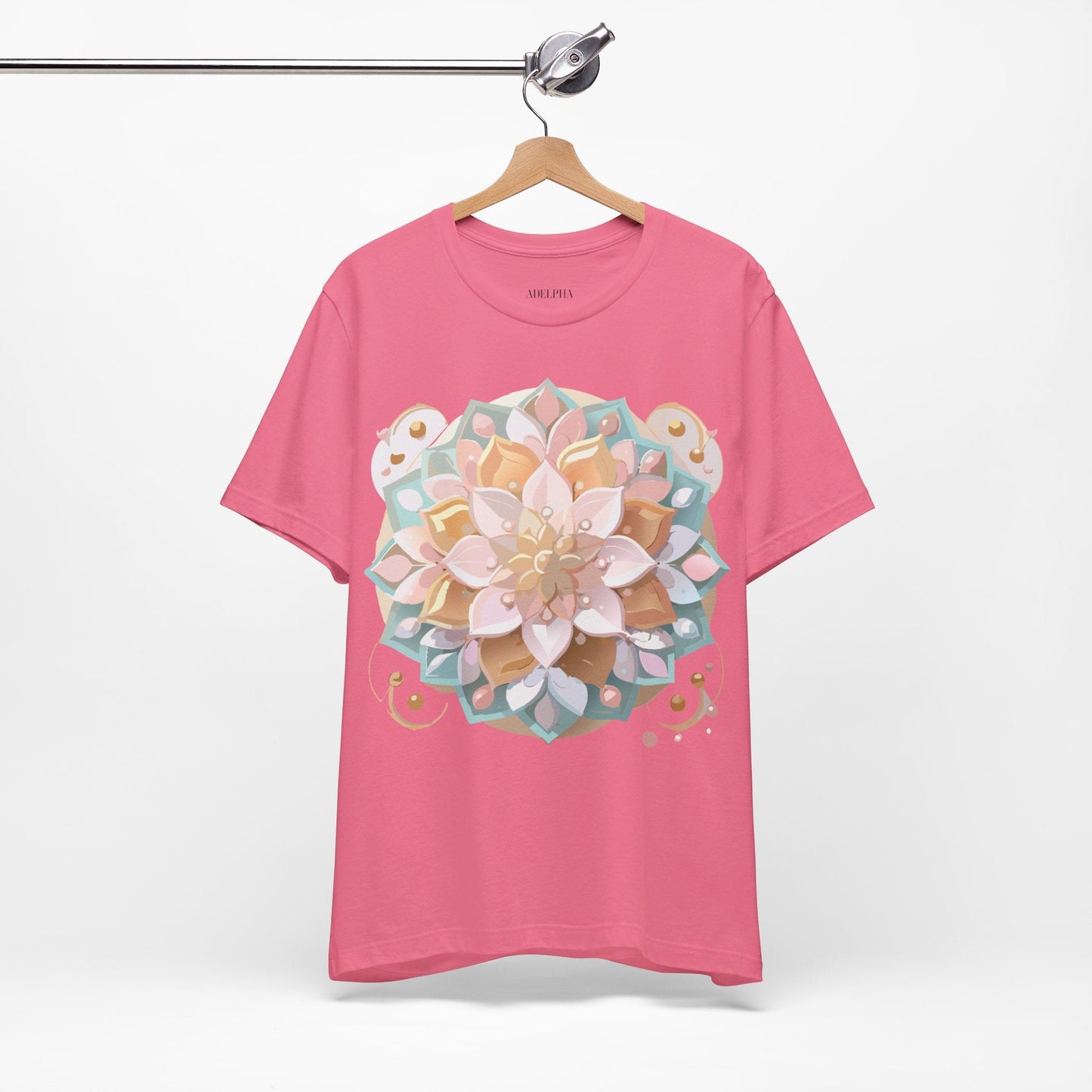 Mandala Shirt Graphic Tee Unisex Adelpha Vintage Inspired Art Design Premium Apparel