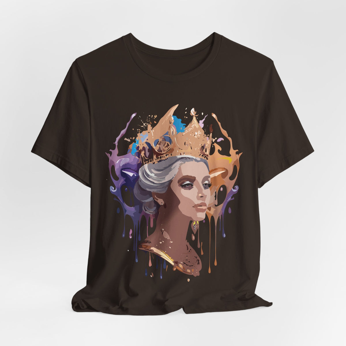 Queen Graphic Unisex Cotton Bella+Canvas Tee with Art Design m174