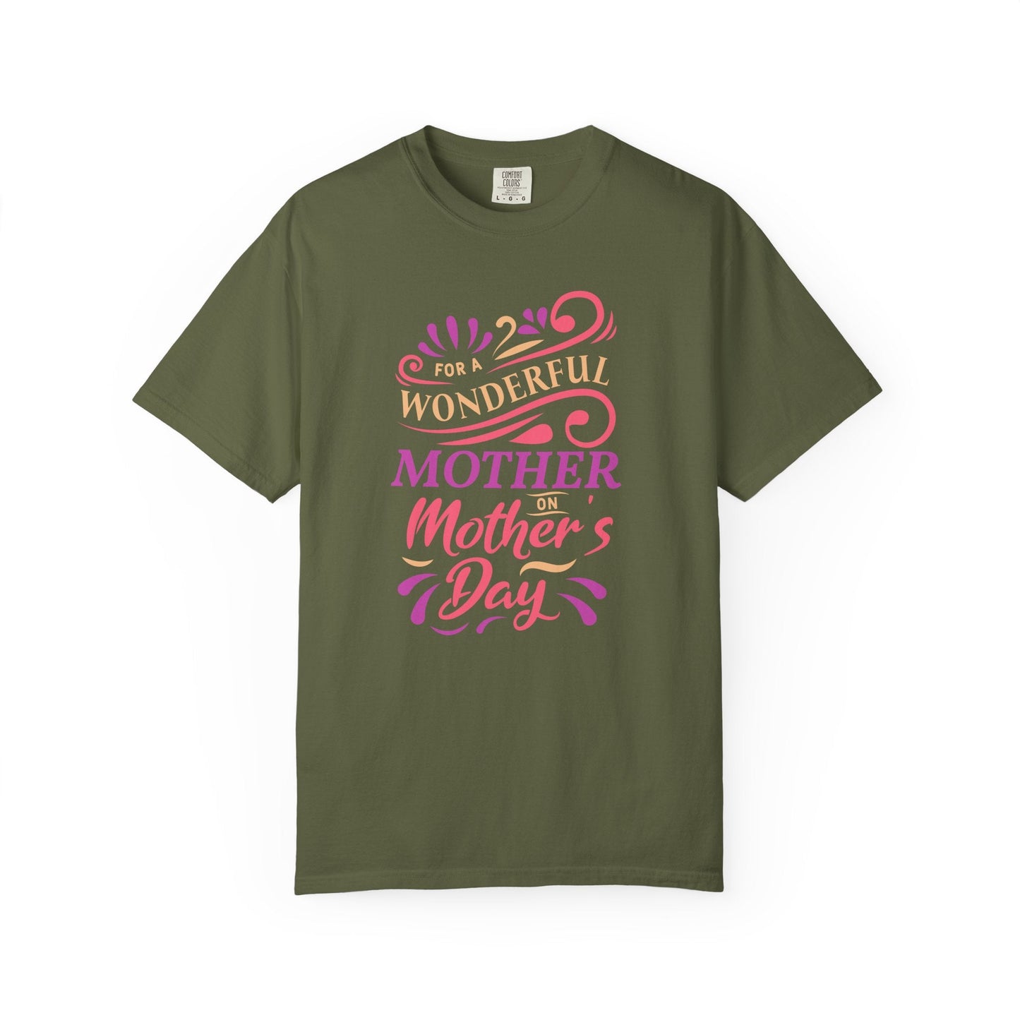 Mom T-shirt Mother's Day Mama Tee Unisex Comfort Colors Garment-Dyed Cotton h18