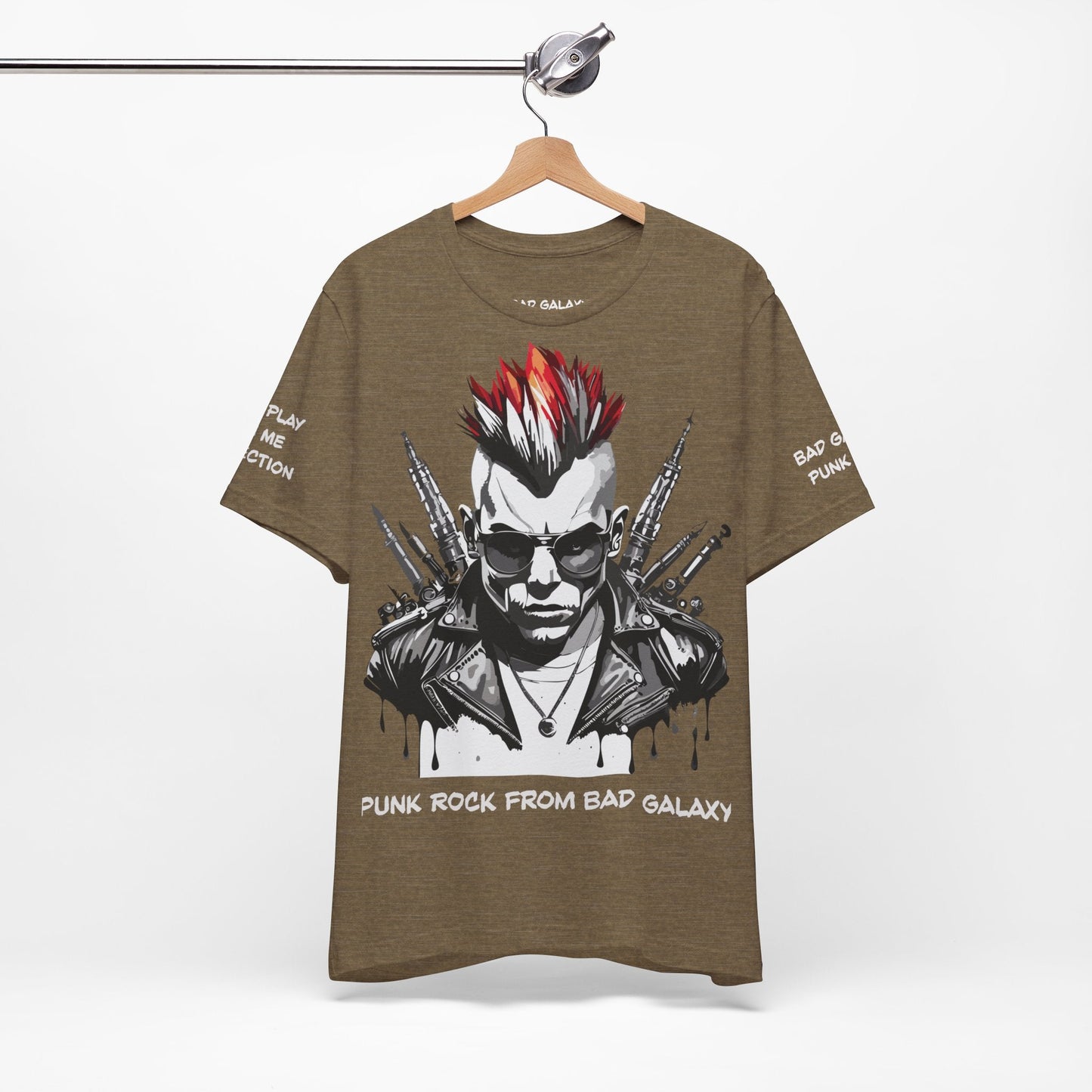 Punk Rock Tee Shirt Made In USA 100 Cotton Eco Friendly Inks Durable Stitching Quality