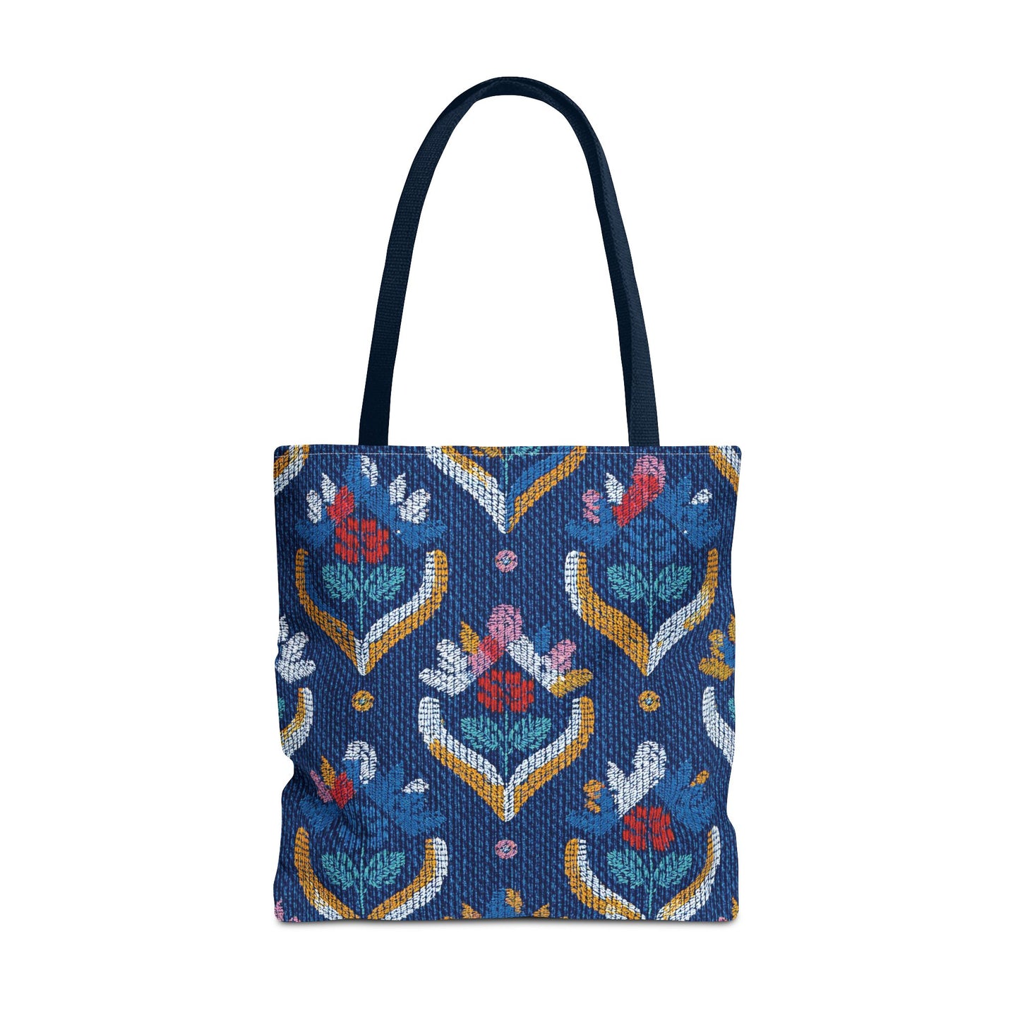 Denim Fabric Imitation Print Unisex Canvas Bag Poly Spun 3 Sizes Tote Bag 150