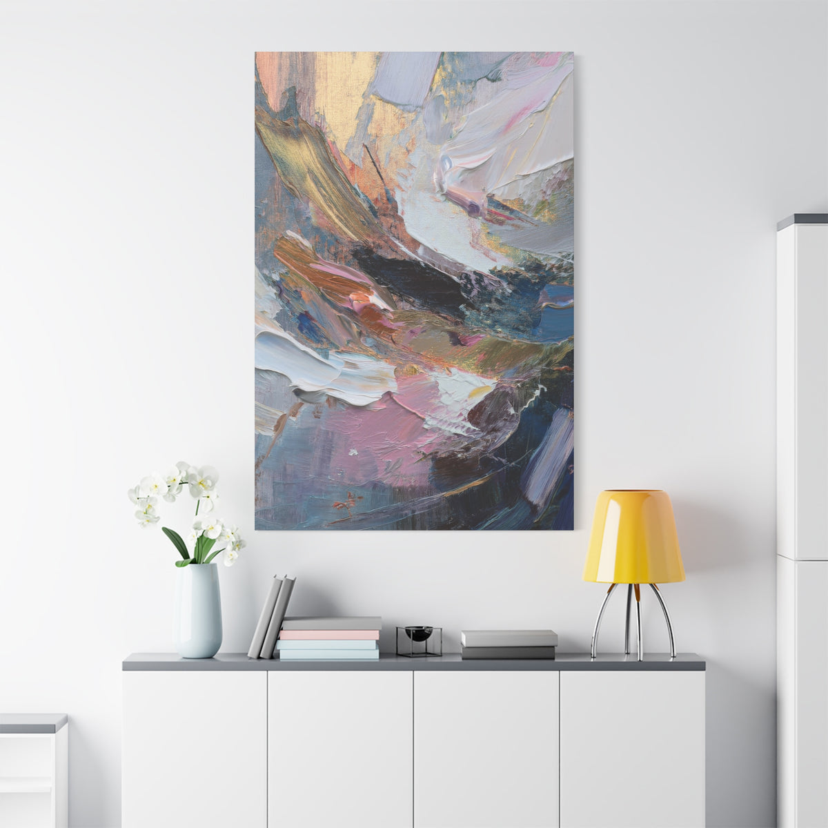 Abstract Oil Painting Print Canvas 20x24,20x30,24x30 24x32,24x36,30x40 32x48,36x48,40x60 Pine-Wood Inner Frame ABS-86
