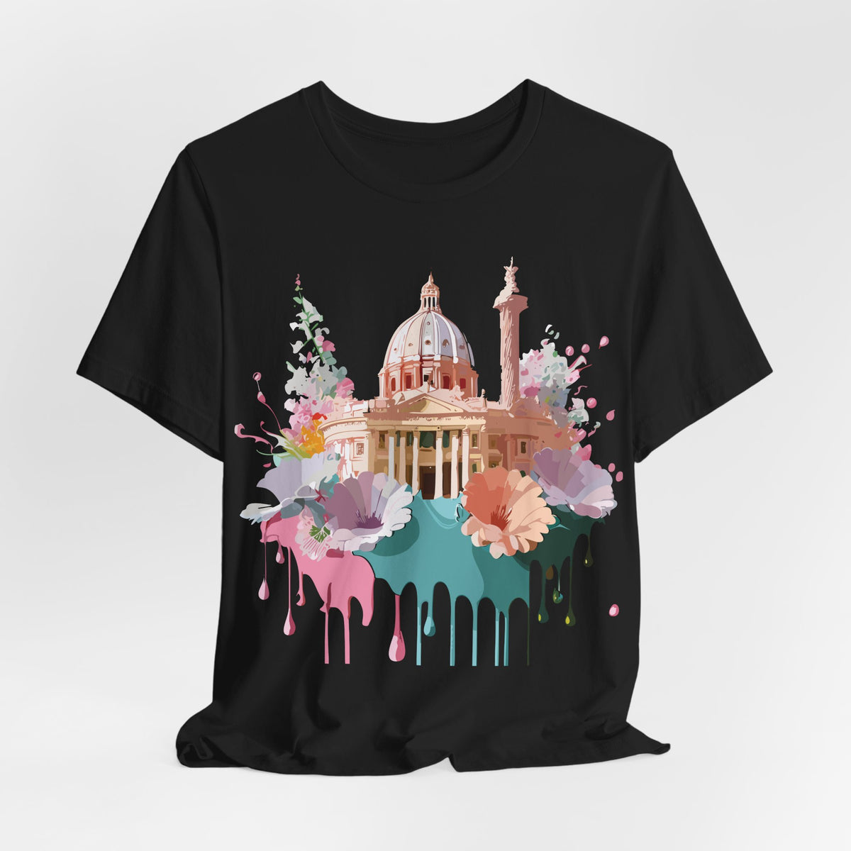 Graphic Unisex Cotton Bella+Canvas Tee Shirt with Rome