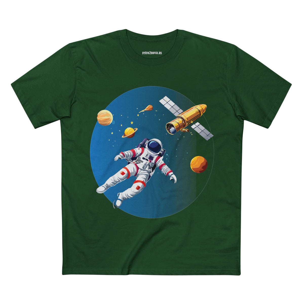 Cosmos Astronaut Graphic Tee Staple Unisex 100 Cotton Tee Shirt - CS-20
