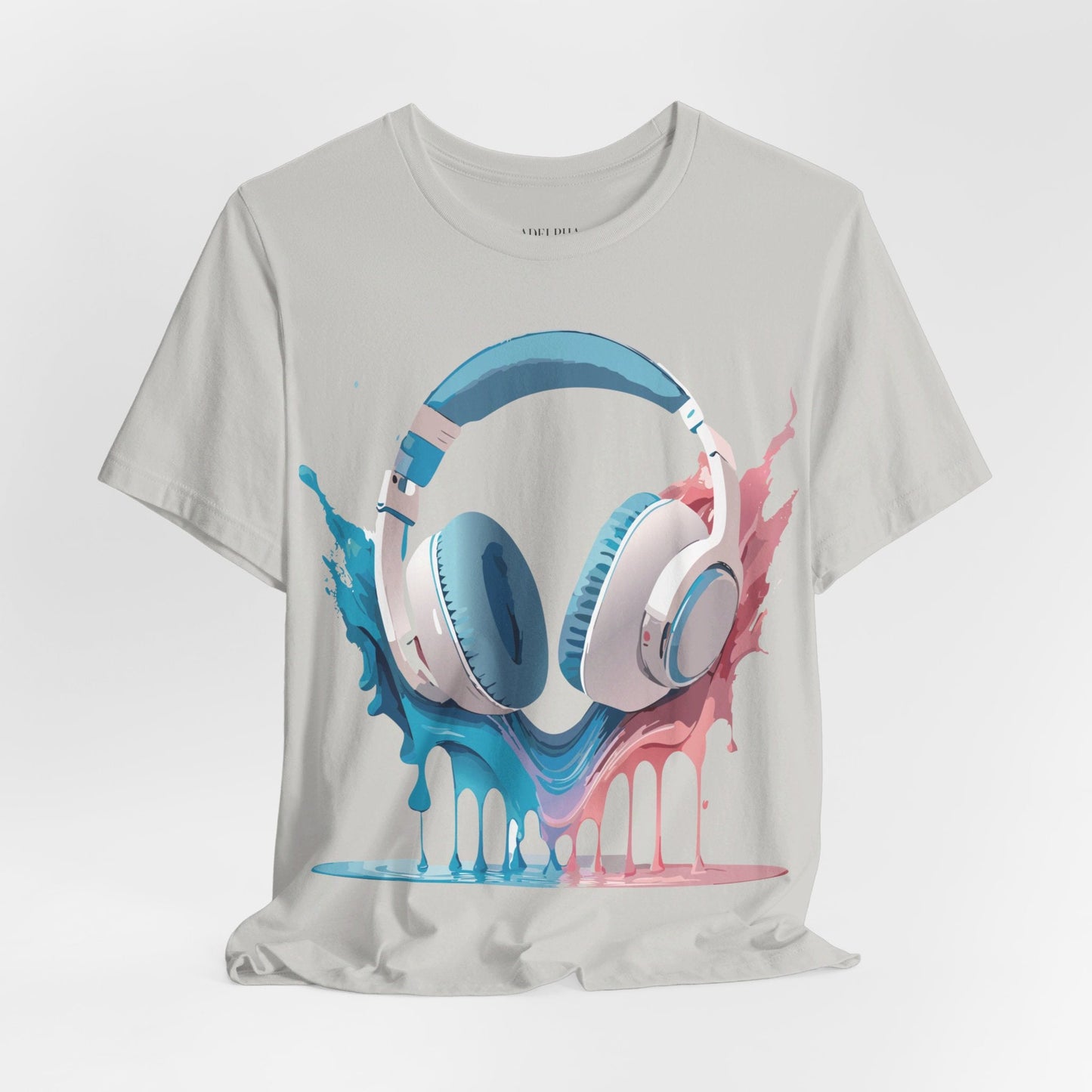 Music Graphic Unisex 100 Cotton Vintage Art with Musical Elements Tee 92