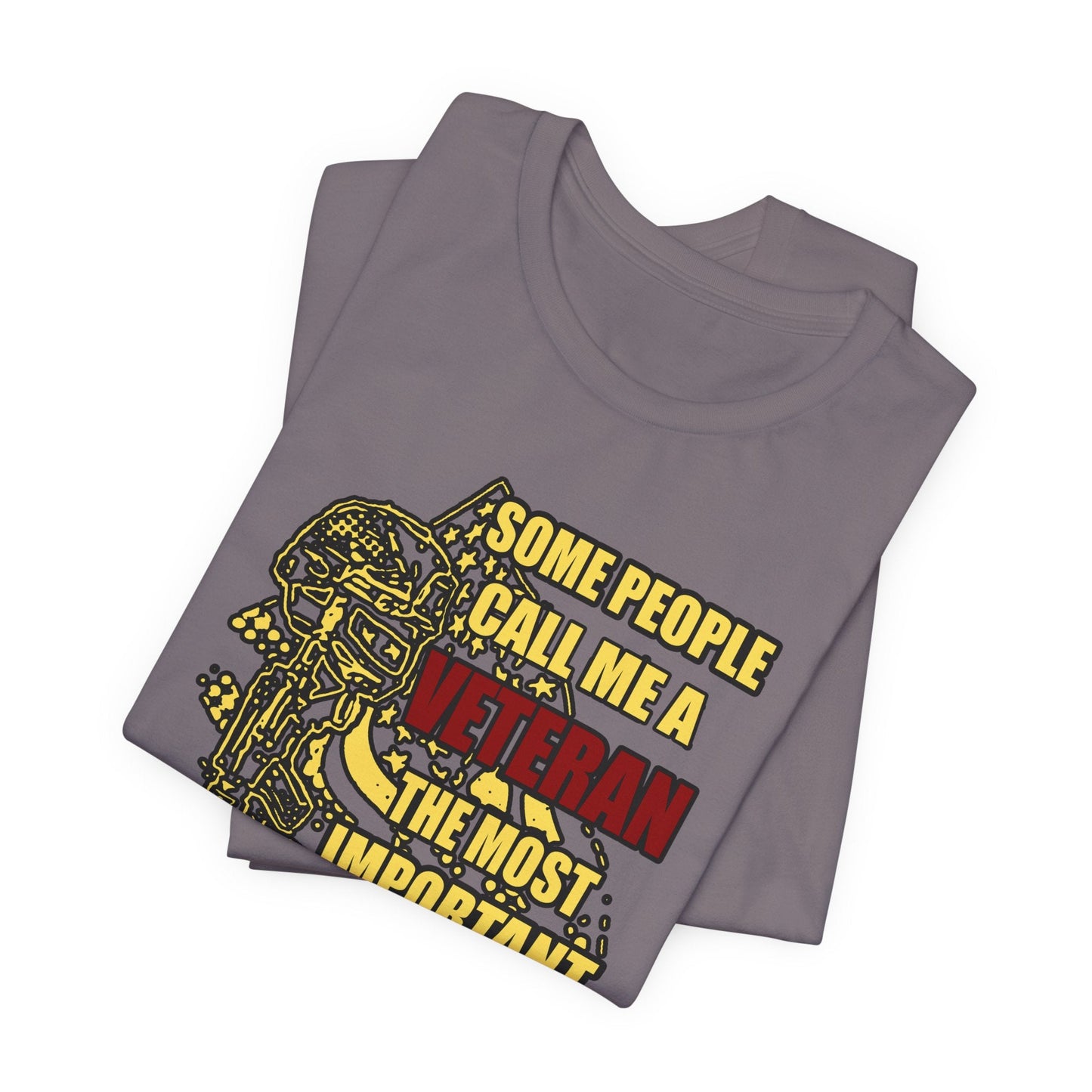 Army Veteran Patriotic Graphic Design Unisex Cotton T-Shirt v58