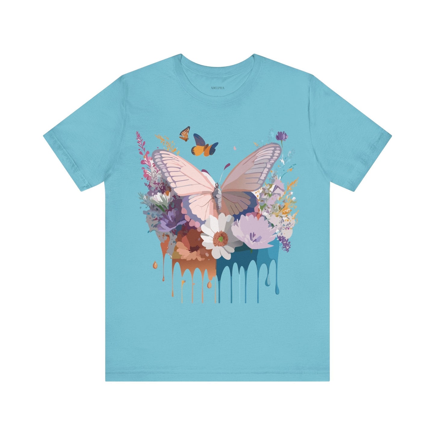 Butterfly Graphic Tee Adelpha Art Design Unisex Short Sleeve Shirt