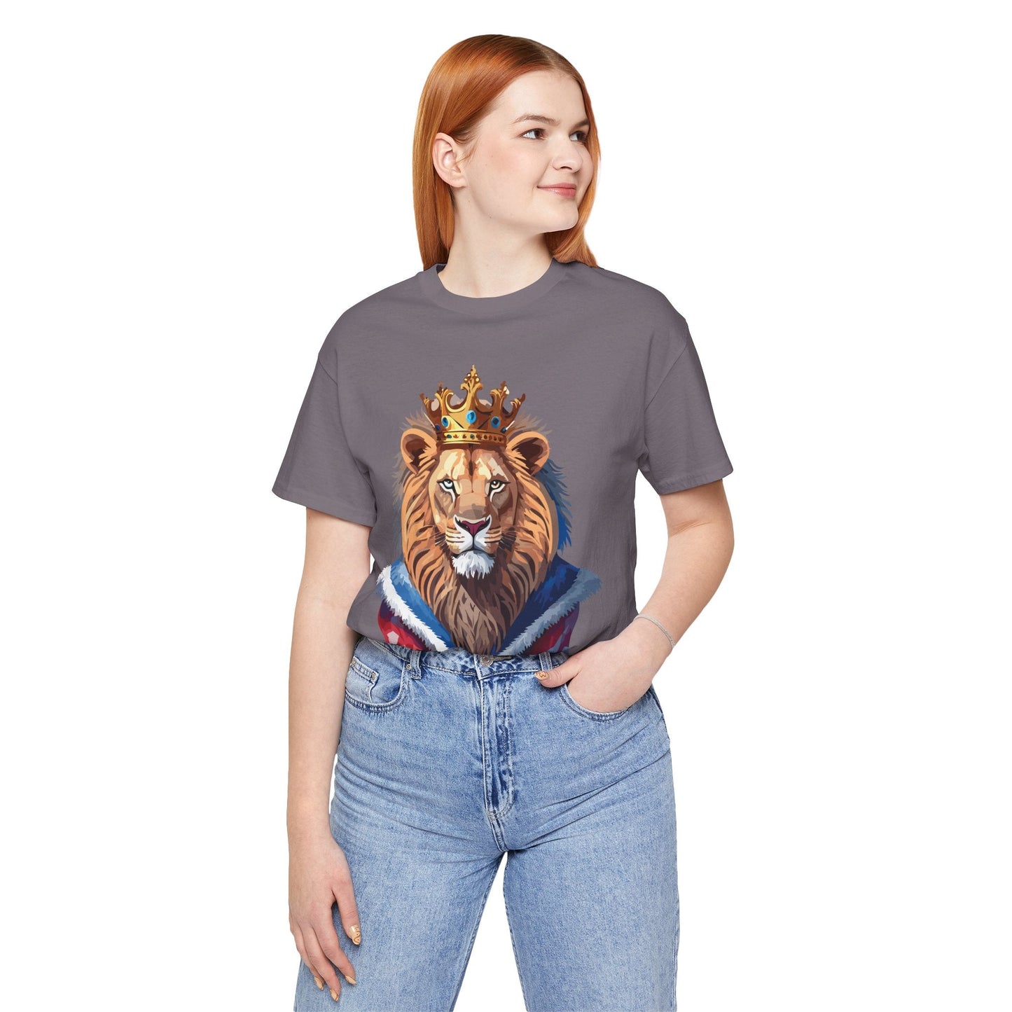 Unisex Animal T Shirt With Art Design Wild Animals Shirt Gildan Softstyle 64000 Cotton