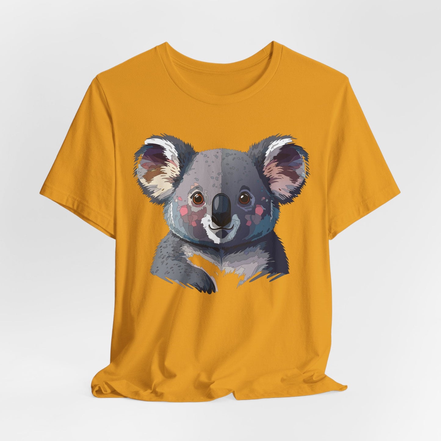 Unisex Animal Shirt With Animal Art Design Tee Wild Animals Short Sleeve Jersey Cotton