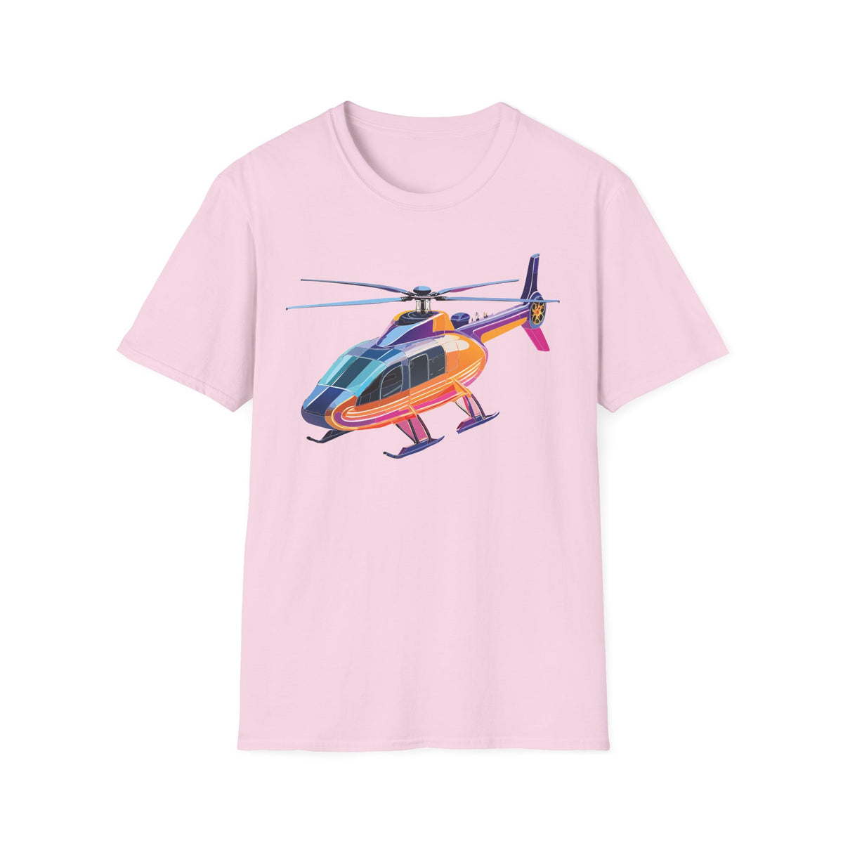 Chopper Helicopter Graphic Tee Gildan Unisex 100 Cotton Tee Shirt c02
