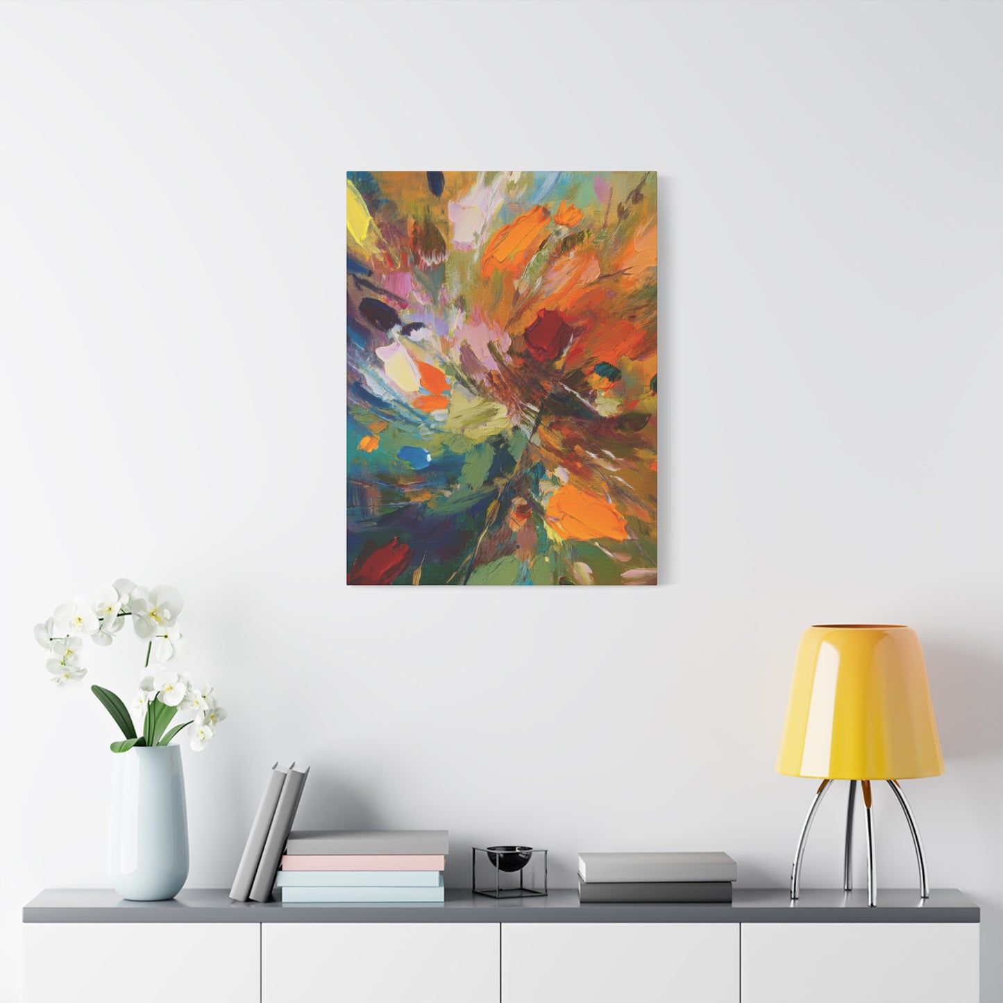 Abstract Oil Painting Print Canvas 20x24,20x30,24x30 24x32,24x36,30x40 32x48,36x48,40x60 Pine-Wood Inner Frame ABS-93