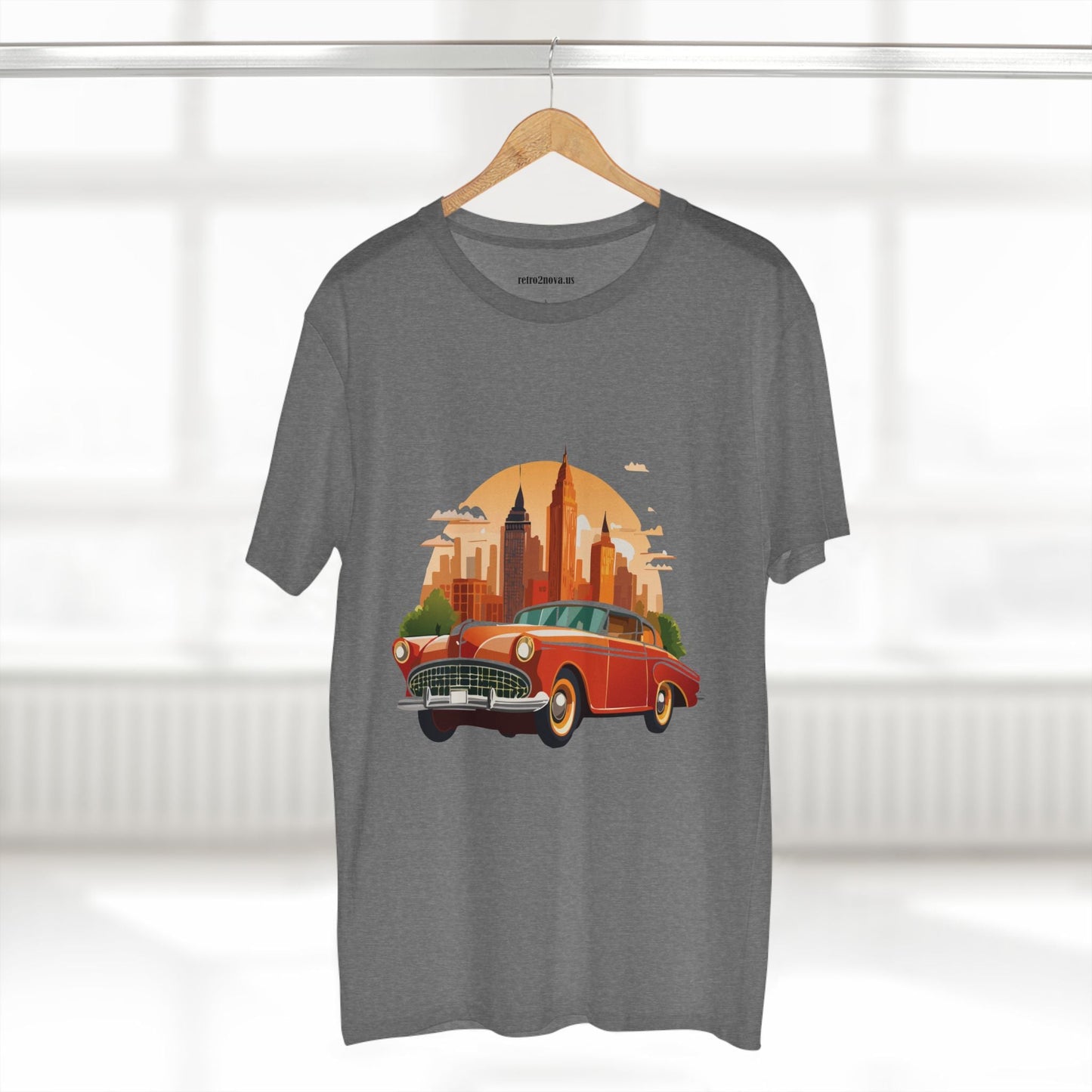 Retro Car Shirts Vintage Car Shirts RC1 Unisex Premium Cotton Tee With Original Art Design
