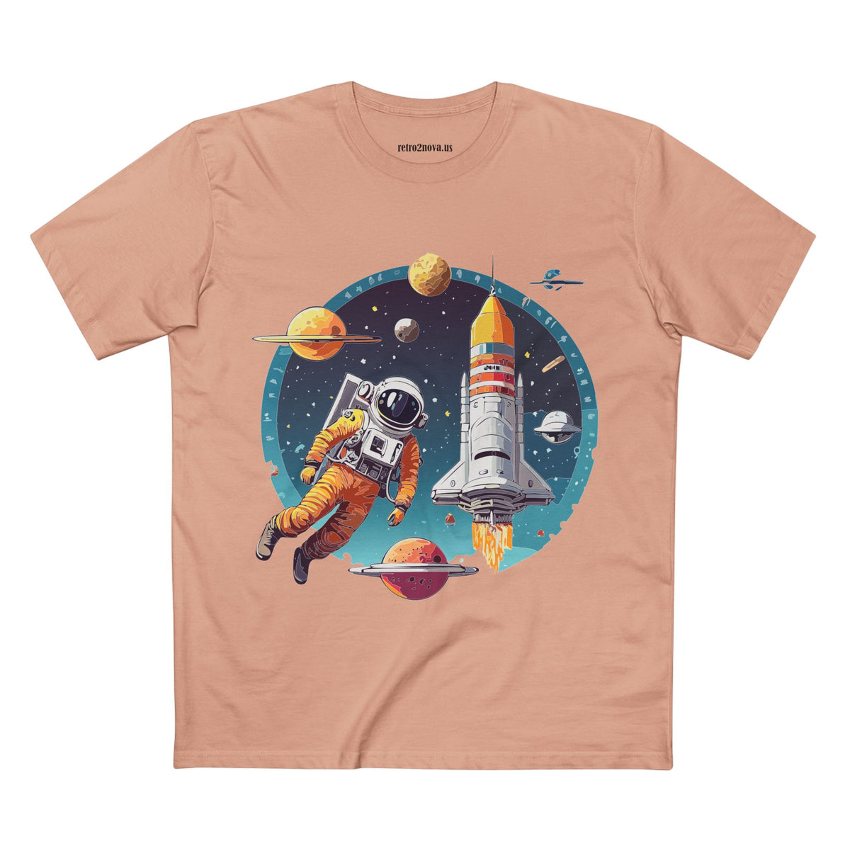 Cosmos Astronaut Graphic Tee Staple Unisex 100 Cotton Tee Shirt - CS-29
